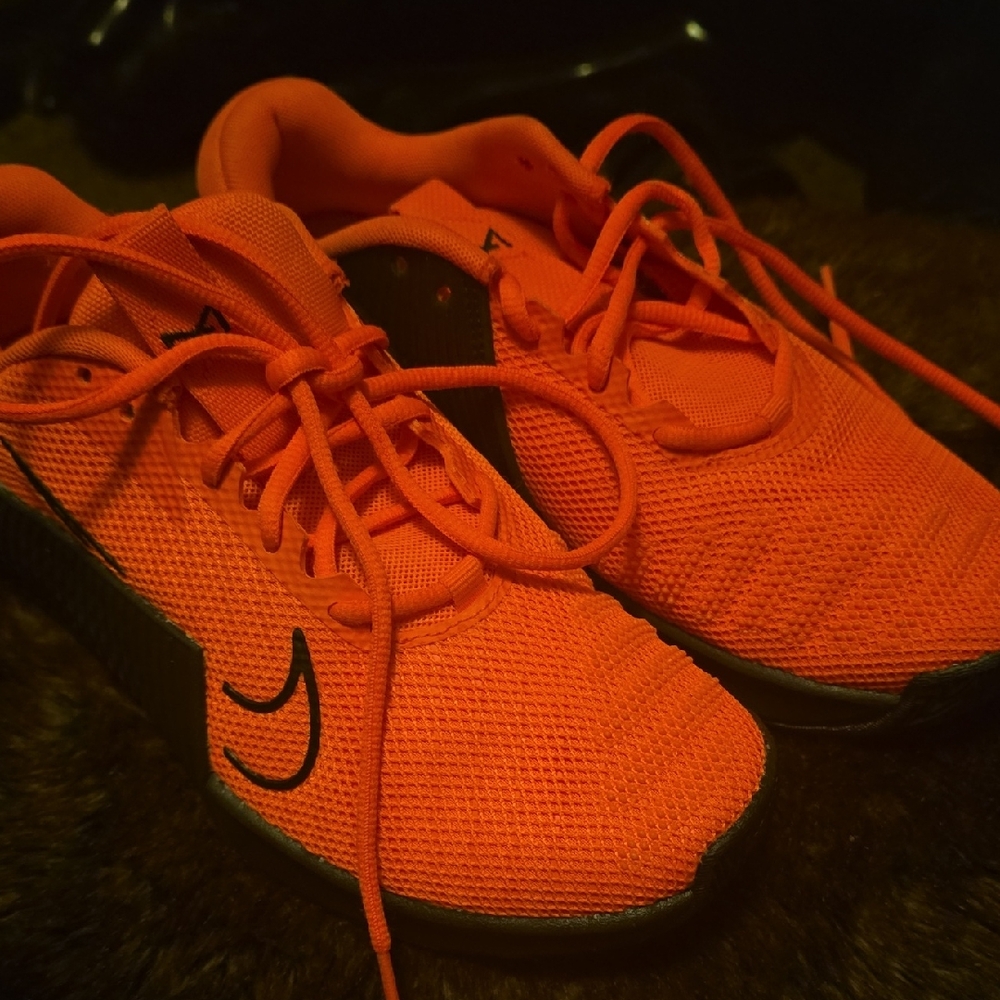 Kids Orange Nike Athletic Shoes